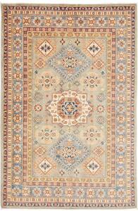 Tappeto Kazak Washed Stilizzato Grigio Azzurro 121x183 Cm