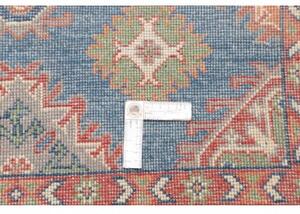 Tappeto Kazak Washed Stilizzato Blu Rosso Ruggine 102x158 Cm