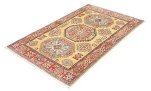 Tappeto Kazak Washed Stilizzato Becco Di Oca Rosso Mattone 97x150 Cm