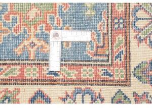 Tappeto Kazak Washed Geometrico Azzurro Avorio 151x199 Cm