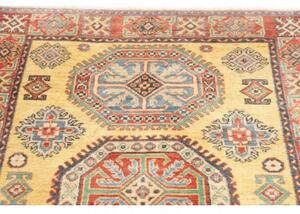 Tappeto Kazak Washed Stilizzato Becco Di Oca Rosso Mattone 97x150 Cm
