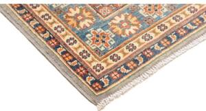 Tappeto Kazak Washed Stilizzato Grigio Azzurro 121x183 Cm