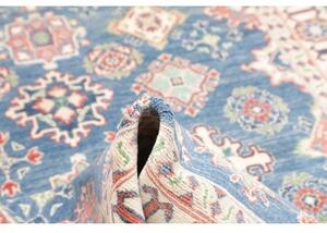 Tappeto Kazak Washed Stilizzato Blu Beige 166x241 Cm