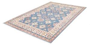 Tappeto Kazak Washed Stilizzato Blu Beige 166x241 Cm