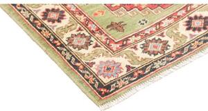 Tappeto Kazak Washed Geometrico Verde Beige 81x126 Cm