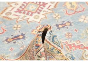 Tappeto Kazak Washed Stilizzato Azzurro Beige 154x201 Cm