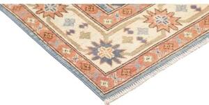 Tappeto Kazak Washed Stilizzato Azzurro Terracotta 118x178 Cm