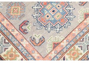 Tappeto Kazak Washed Geometrico Grigio Blu 82x198 Cm