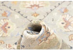Tappeto Kazak Washed Stilizzato Verde Salvia Blu Corsia 77x302 Cm