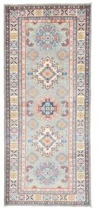 Tappeto Kazak Washed Geometrico Grigio Blu 82x198 Cm
