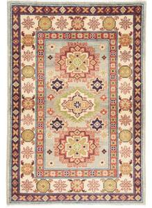 Tappeto Kazak Washed Stilizzato Azzurro Beige 82x120 Cm