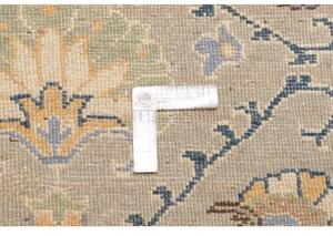 Tappeto Kazak Washed Stilizzato Verde Salvia Blu Corsia 77x302 Cm
