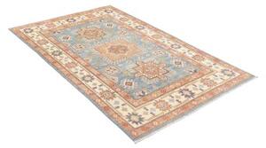 Tappeto Kazak Washed Stilizzato Azzurro Terracotta 118x178 Cm