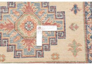 Tappeto Kazak Washed Geometrico Avorio Rosso 81x124 Cm