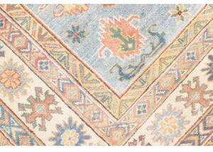 Tappeto Kazak Washed Stilizzato Azzurro Beige 154x201 Cm