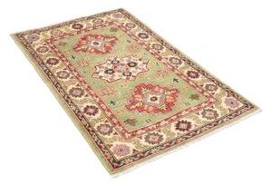 Tappeto Kazak Washed Geometrico Verde Beige 81x126 Cm