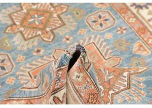 Tappeto Kazak Washed Stilizzato Azzurro Terracotta 118x178 Cm