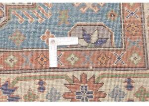 Tappeto Kazak Washed Stilizzato Azzurro Terracotta 118x178 Cm