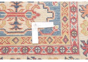 Tappeto Kazak Washed Stilizzato Blu Cielo Avorio Corsia 81x302 Cm
