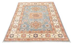 Tappeto Kazak Washed Stilizzato Azzurro Terracotta 118x178 Cm