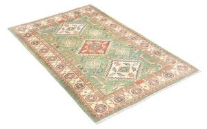 Tappeto Kazak Washed Stilizzato Verde Salvia Avorio 82x125 Cm