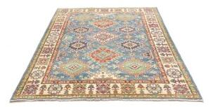 Tappeto Kazak Washed Stilizzato Azzurro Beige 154x200 Cm