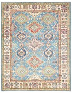 Tappeto Kazak Washed Stilizzato Azzurro Beige 154x200 Cm
