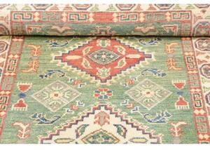 Tappeto Kazak Washed Stilizzato Verde Salvia Avorio 82x125 Cm