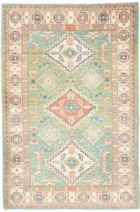 Tappeto Kazak Washed Stilizzato Verde Salvia Avorio 82x125 Cm