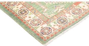 Tappeto Kazak Washed Stilizzato Verde Salvia Avorio 82x125 Cm