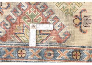 Tappeto Kazak Washed Geometrico Grigio Multicolore 197x296 Cm