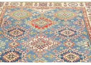 Tappeto Kazak Washed Stilizzato Azzurro Beige 154x200 Cm