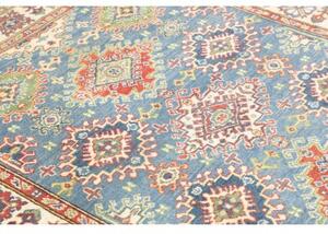 Tappeto Kazak Washed Stilizzato Azzurro Beige 154x200 Cm