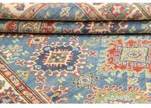 Tappeto Kazak Washed Stilizzato Azzurro Beige 154x200 Cm