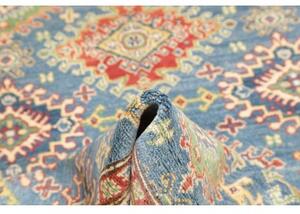Tappeto Kazak Washed Stilizzato Azzurro Beige 154x200 Cm
