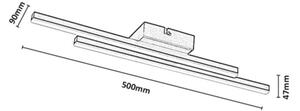 Rabalux 71494 - Plafoniera LED LIRIEN LED/12W/230V 3000K dorata