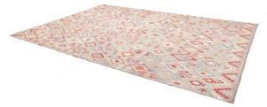 Tappeto Kilim Geometrico Grigio Multicolore 250x362 Cm