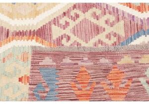 Tappeto Kilim Stilizzato Rosa Antico Multicolore 173x248 Cm