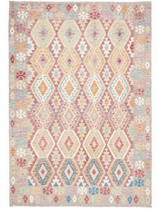 Tappeto Kilim Geometrico Multicolore 178x253 Cm