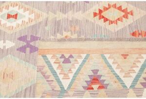 Tappeto Kilim Geometrico Grigio Multicolore 200x304 Cm
