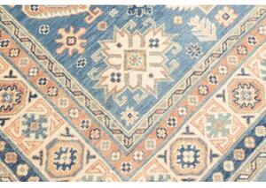 Tappeto Kazak Washed Stilizzato Blu Beige 169x240 Cm
