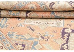 Tappeto Kazak Washed Stilizzato Pesca Blu 151x220 Cm