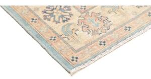 Tappeto Kazak Washed Stilizzato Azzurro Beige 151x204 Cm