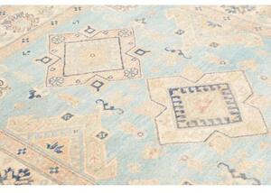 Tappeto Kazak Washed Stilizzato Azzurro Beige 151x204 Cm