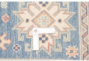 Tappeto Kazak Washed Stilizzato Blu Beige 169x240 Cm