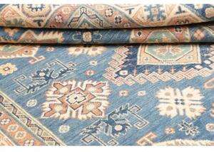 Tappeto Kazak Washed Stilizzato Blu Beige 169x240 Cm