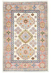 Tappeto Kazak Washed Stilizzato Avorio Rosso Mattone 78x124 Cm