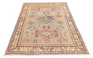 Tappeto Kazak Washed Stilizzato Grigio Rosso 118x185 Cm