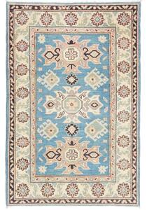 Tappeto Kazak Washed Stilizzato Azzurro Beige 84x130 Cm