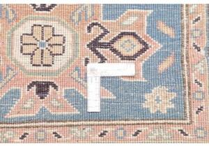 Tappeto Kazak Washed Stilizzato Azzurro Beige 84x130 Cm
